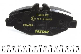 Тормозная колодка 2374303 TEXTAR – с датчиком износа фото 6