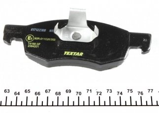 Тормозная колодка 2384201 TEXTAR – без датчика износа фото 3