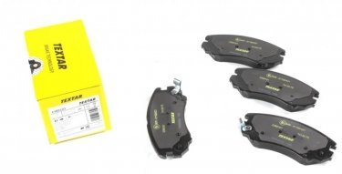 Купить 2389101 TEXTAR Тормозные колодки передние Соната (2.0, 2.5, 2.7) с звуковым предупреждением износа