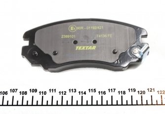 Тормозная колодка 2389101 TEXTAR – с звуковым предупреждением износа фото 3