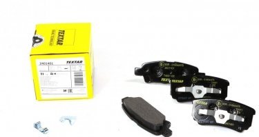 Купить 2401401 TEXTAR Тормозные колодки задние Лансер (9, Х) с звуковым предупреждением износа