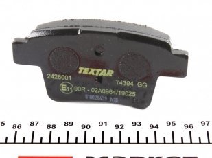 Гальмівна колодка 2426001 TEXTAR – без датчика зносу фото 4