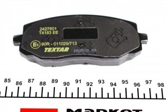 Тормозная колодка 2427501 TEXTAR – с звуковым предупреждением износа фото 4