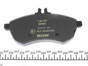 Тормозная колодка 2430601 TEXTAR – подготовлено для датчика износа колодок фото 5
