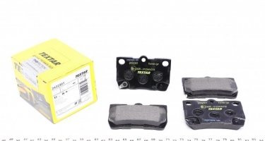Купить 2432301 TEXTAR Тормозные колодки задние Лексус ЖС (3.0, 3.5, 4.3, 4.6) с звуковым предупреждением износа