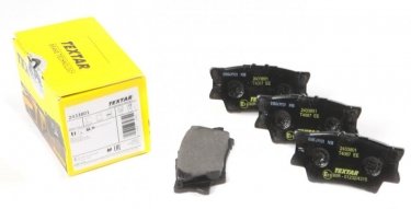 Купить 2433801 TEXTAR Тормозные колодки задние Camry (30, 40, 50) (2.0, 2.4, 2.5, 3.5) без датчика износа
