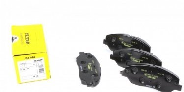 Купить 2435101 TEXTAR Тормозные колодки передние Соренто (2.0, 2.2, 2.4, 2.7, 3.5) с звуковым предупреждением износа