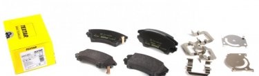 Купить 2441201 TEXTAR Тормозные колодки передние Zafira C (1.4, 1.6, 1.8, 2.0) с звуковым предупреждением износа