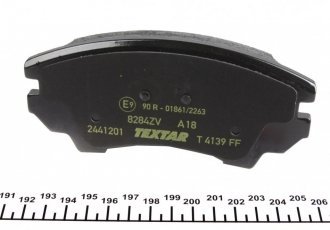 Тормозная колодка 2441201 TEXTAR – с звуковым предупреждением износа фото 4