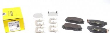 Купить 2441501 TEXTAR Тормозные колодки передние Малибу (1.6, 2.0, 2.4, 2.5, 3.0) с звуковым предупреждением износа