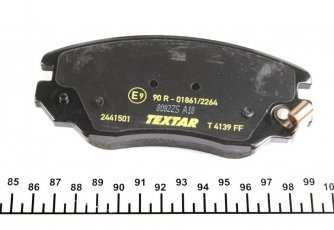 Гальмівна колодка 2441501 TEXTAR – с звуковым предупреждением износа фото 4