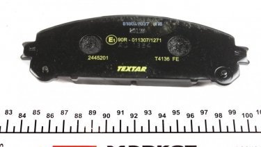 Гальмівна колодка 2445201 TEXTAR – без датчика зносу фото 4
