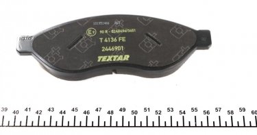 Тормозная колодка 2446901 TEXTAR – с интегрированным контактом датчика износа фото 5