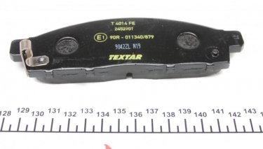 Гальмівна колодка 2452901 TEXTAR – с звуковым предупреждением износа фото 4