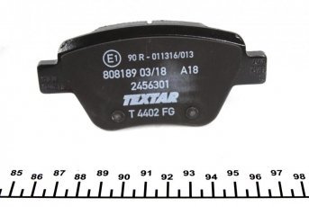 Гальмівна колодка 2456301 TEXTAR – без датчика зносу фото 3