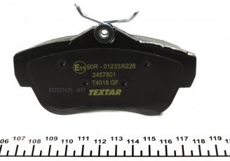 Тормозная колодка 2457801 TEXTAR – без датчика износа фото 4