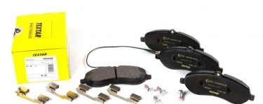 Купить 2459501 TEXTAR Тормозные колодки передние Скудо (1.6 D Multijet, 2.0 D Multijet) с датчиком износа