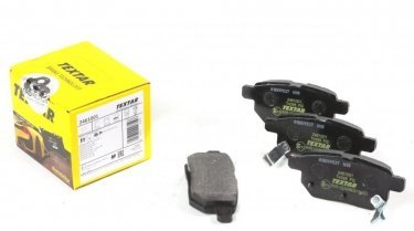 Купить 2461001 TEXTAR Тормозные колодки  Приус (1.8 Hybrid, 1.8 Hybrid E-Four 4WD) с звуковым предупреждением износа