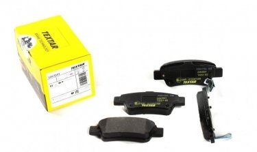 Купити 2463501 TEXTAR Гальмівні колодки задні Хонда СРВ (1.6, 2.0, 2.2, 2.4) с звуковым предупреждением износа