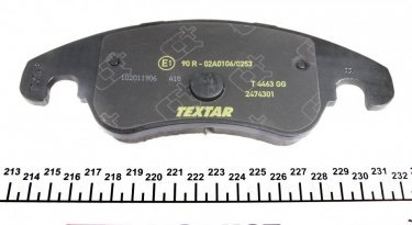 Тормозная колодка 2474301 TEXTAR – с датчиком износа фото 5