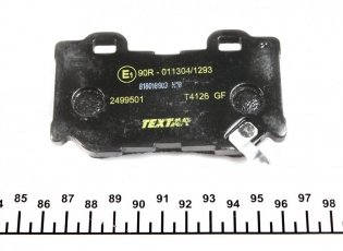Тормозная колодка 2499501 TEXTAR – с звуковым предупреждением износа фото 3