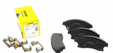 Купить 2503101 TEXTAR Тормозные колодки передние Круз (1.4, 1.6, 1.7, 1.8, 2.0) с звуковым предупреждением износа