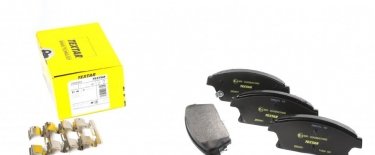 Купить 2503401 TEXTAR Тормозные колодки передние Мокка (1.4, 1.6, 1.7, 1.8) с звуковым предупреждением износа