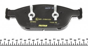 Гальмівна колодка 2515802 TEXTAR – без датчика зносу фото 3