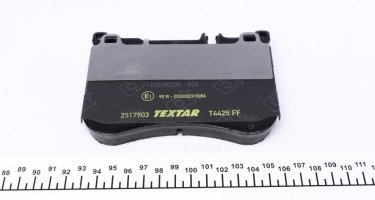Тормозная колодка 2517903 TEXTAR – подготовлено для датчика износа колодок фото 3