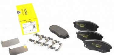 Купить 2518701 TEXTAR Тормозные колодки передние Соул (1.6, 2.0) с звуковым предупреждением износа