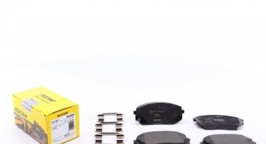 Купить 2520501 TEXTAR Тормозные колодки передние Соул (0.0, 1.6, 2.0) с звуковым предупреждением износа