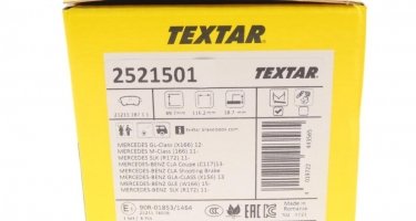 Тормозная колодка 2521501 TEXTAR – подготовлено для датчика износа колодок фото 9