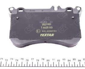 Тормозная колодка 2521901 TEXTAR – подготовлено для датчика износа колодок фото 3