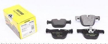 Купить 2551401 TEXTAR Тормозные колодки задние BMW F30 (F30, F31, F35, F80) (2.0, 3.0) подготовлено для датчика износа колодок