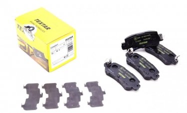 Купить 2554001 TEXTAR Тормозные колодки задние СХ-5 (2.0, 2.2, 2.5) с звуковым предупреждением износа