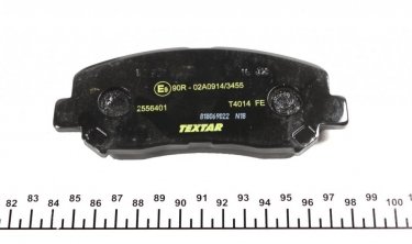 Гальмівна колодка 2556401 TEXTAR – з датчиком зносу фото 4