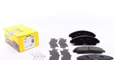 Купить 2560801 TEXTAR Тормозные колодки передние Acura MDX (3.5 AWD, 3.5 iVtec AWD) с звуковым предупреждением износа