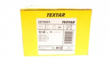 Тормозная колодка 2576001 TEXTAR – с звуковым предупреждением износа фото 9