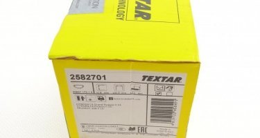 Тормозная колодка 2582701 TEXTAR – без датчика износа фото 2