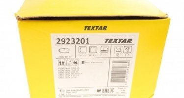 Тормозная колодка 2923201 TEXTAR – подготовлено для датчика износа колодок фото 3