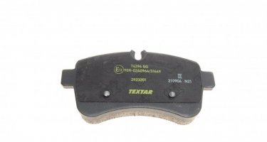 Тормозная колодка 2923201 TEXTAR – подготовлено для датчика износа колодок фото 4