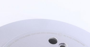Гальмівний диск 92099503 TEXTAR фото 3