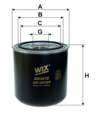 Купить 96007E WIX Filtron - Картридж влагоотделителя DAF (ГРУЗОВЫЕ)   (производство WIX-Filtron)