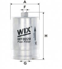 Купить WF8029 WIX Filtron Топливный фильтр (накручиваемый) Alfa Romeo