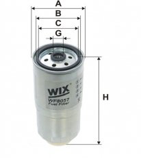 Купить WF8057 WIX Filtron Топливный фильтр (фильтр-патрон) Ауди 100 2.5 TDI