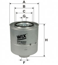 Купити WF8060 WIX Filtron Паливний фільтр (фильтр-патрон) БМВ Е34 524 td