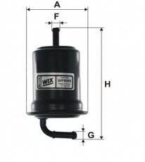Купить WF8085 WIX Filtron Топливный фильтр (прямоточный)