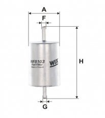 Паливний фільтр WF8103 WIX Filtron – (прямоточний) фото 1