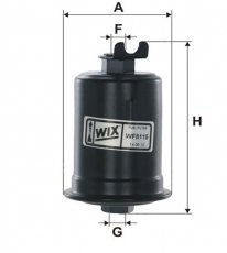 Купить WF8115 WIX Filtron Топливный фильтр Селика