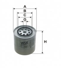 Топливный фильтр WF8162 WIX Filtron – (фильтр-патрон) фото 1